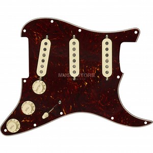Fender Pre-Wired Strat Pickguard, Custom Shop Fat '50s SSS Tortoise...