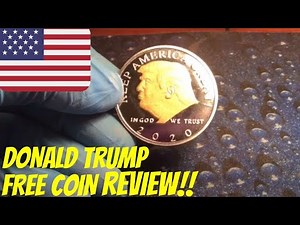Donald Trump Gold & Silver Plated 2020 Coin// Product Review