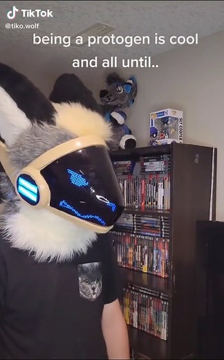 Tiko Wolf Protogen Fursuit Adventure