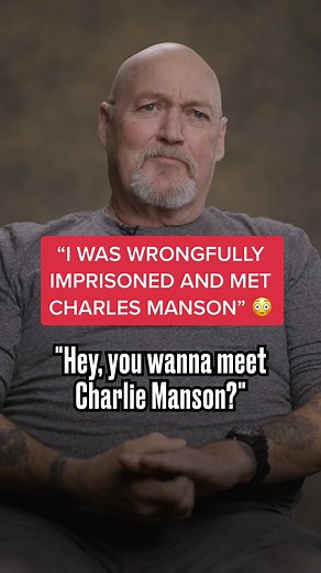 Wrongfully imprisoned inmate Jamie Morgan Kane on meeting Charles Manson 😨 #foryoupage #fyp #ladbible #viral #trending #charlesmanson #wrongfullyaccused #wrongfullyimprisoned #minuteswith #jailtok #jail