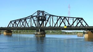 New Manitoulin swing bridge nowhere in sight