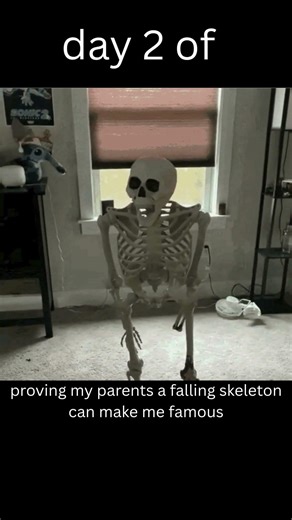 day 2 #day #day2 #meme #memes #gif #skeleton #falling #fall