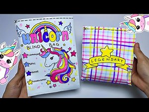 Unicorn Blind Bag Unboxing | Tutorial How To Make Blind Bag