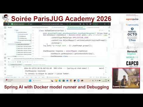 2025/01/13 - ParisJug Academy - Spring AI with Docker model runner and Debugging