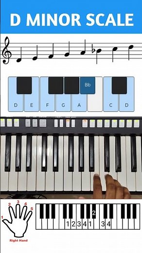 😱 D Minor Scale Made EASY 🎹 | 2026 New Fingering Trick!