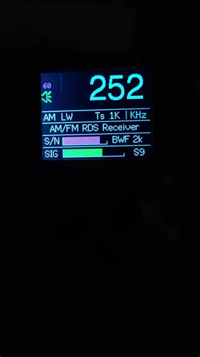 252 Khz Algeria 2058 UTC 11 February 2026 using my ATS 80 receiver and Bonito Boni Whip antenna