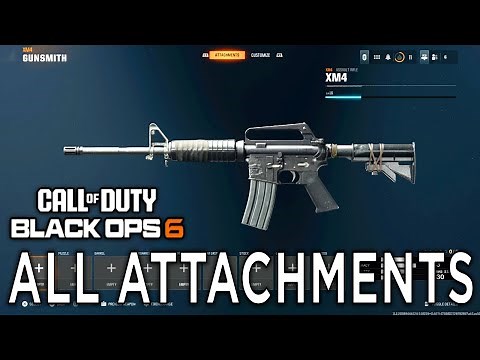 All Attachments of XM4 in Black Ops 6 Gunsmith Showcase