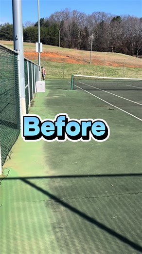 I’m so proud of these kids for filling in budget gaps and taking pride in their courts! #tennis #vhs #teamwork @merrilynprice