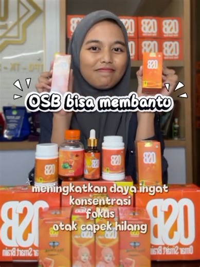 OSB bantu meningkatkan daya ingat & konsentrasi. Otak jadi lebih fokus, tidak mudah capek dan tidak mudah lupa walau aktivitas padat. ✨ OSB Omar Smart Brain Kapsul jadi Ikhtiar untuk nutrisi otak pelajar, santri, dan orang dewasa agar performa tetap maksimal. 🟡 Langsung beli di keranjang kuning sekarang Jangan tunggu fokus hilang dulu #OmarSmartBrain #OSB #DayaIngat #FokusOtak