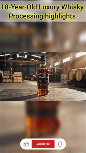 18 Year Old Luxury Whisky Processing highlights #Shorts #howitsmade #factoryprocess #trendingvideo