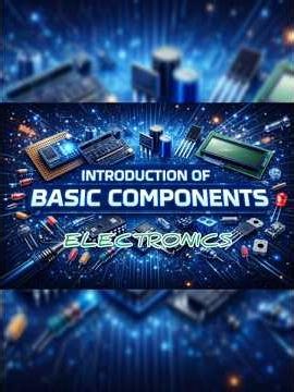 INTRODUCTION TO BASIC ELECTRONICS COMPONENTS IN ONE VIDEO IN SIMPLE WORDS