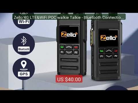 Zello 4G LTE&WiFi POC walkie Talkie - Bluetooth Connection, Long B... — Best Deal 2026 | Shop Now!