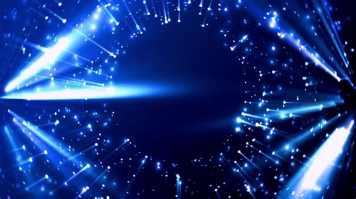 4K Blue Rays of Light   Glowing Ring Moving Background #AAVFX Live Wallpaper on Make a GIF