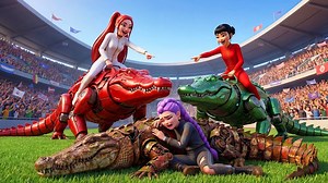 Rumi Gets Crocodile Racing Championship | Dura Gaming