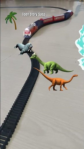 Brachiosaurus and Brontosaurus 🦕 | Brachiosaurus And Walrus | Walrus | Brachiosaurus Train Video 🚂🚃