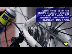 How To Clean A Bicycle Chain - WD-40® Specialist® Bike Degreaser
