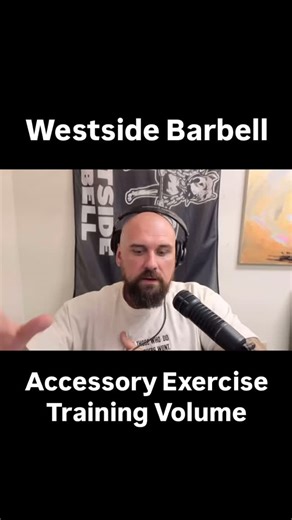 In this clip, @westsidebarbelljiujitsu and @thesuperheavymethod discuss the accessory exercise training volume associated with maximal and dynamic effort training days. Want to hear more? Check out the Westside Barbell Podcast available on YouTube, Spotify, and Apple Podcasts. Merry Christmas! | WESTSIDE BARBELL The Official Fan Page