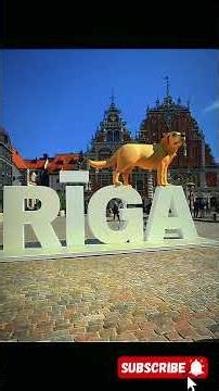 Riga Old Town in 60 Seconds ⏳ | Europe Travel Shorts #travel #latviatravel #riga #europe #castle