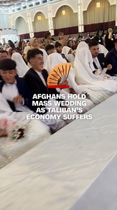 87K views · 487 reactions | Four years since the US and its allies withdrew from Afghanistan, and the Taliban took over, the economy is suffering. Kabul’s glitzy wedding halls are normally reserved for a single couple. But tough times mean dozens of couples have to share their big day. And CNN’s Isobel Yeung was there. https://cnn.it/3H1ZsZ1 | CNN | Facebook