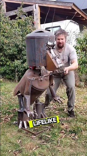 From Scrap to Life: The Genius Who Builds Robotic Creatures from Junk