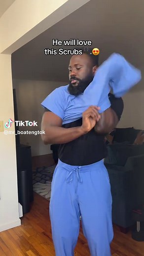 Literally the best Gift for a male health worker or scrub user 😍 . Healthcare workers essential. My new favorite scrubs. I'm loving my new scrubs. COZYFIT Men Scrubs Set - Luna Vital Set - Stretch V-Neck Scrub Top & Jogger Pant with 8 Pockets, Yoga Waistband, Anti-Wrinkle Scrubs for Men #healthworkers #cozyscrubs #scrubs #tiktokmademebuyit #giftideasforhim