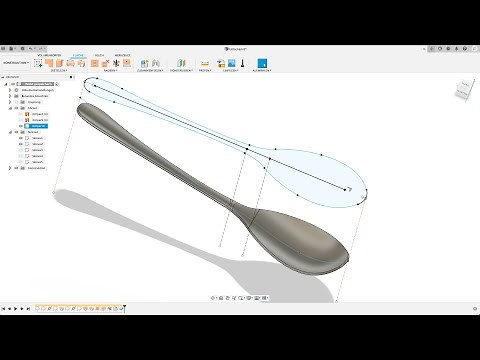 With this method, you can construct anything! Fusion 360 Tutorial German CAD