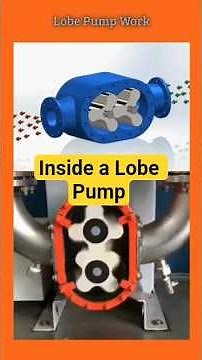 How Lobe Pump Works #LobePump #PumpAnimation #PositiveDisplacementPump #EngineeringVideo #shorts