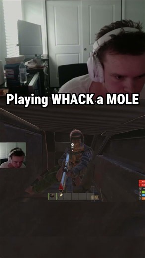 playing WHACK A MOLE