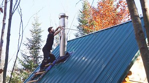 Building A Log Cabin | Full chimney installation | The cabin gets a makeover