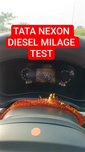 ✅Tata Nexon Diesel Milage Test 2025 Model | Car on road milage | Tata motors #tata #nexon #car