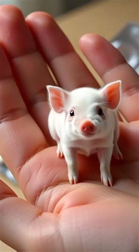 The Cutest Piglet You'll Ever See #piglet #animation #pigeon #aivideo #viral #pigeonlover #piggy