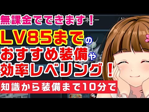 【PSO2】レベル85(UH到達)までのレベル上げや装備調達、必須知識まで10分で話します！【新規・初心者支援】