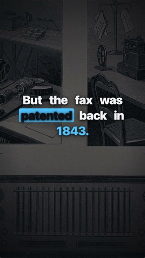 The fax machine is older than the TELEPHONE