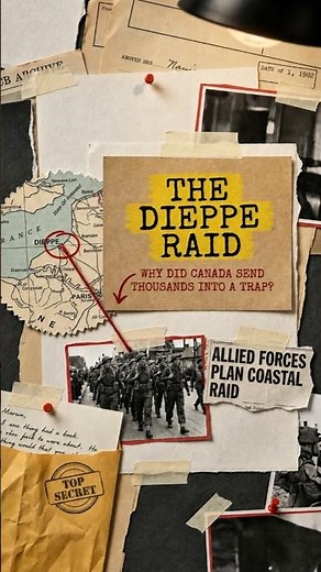 The Dieppe Raid: Why Did Canada Send Thousands Into a Trap? #shorts