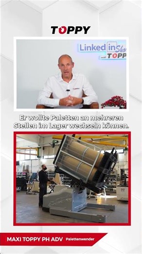 Leistungsstarker Palettenwender – Maxi Toppy
