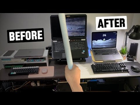 How to Apply Wood Vinyl Sticker | Workspace Desk Upgrade