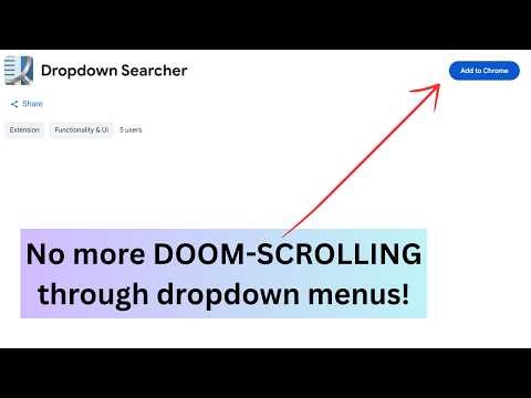 Demo for the Dropdown Searcher Chrome Plugin