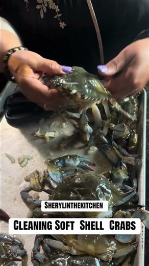 How to clean Soft Shell Crabs