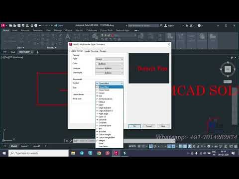 How to Use Leader command in AutoCAD ||