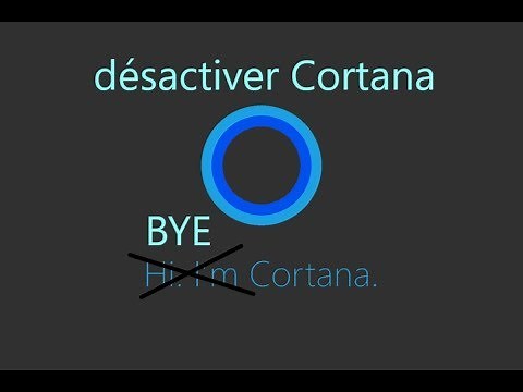 [Tuto] désactiver cortana facilement sans risque windows 10