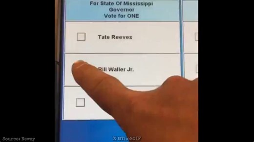 Another electronic voting machine that will not select the candidate the voter is attempting to select and automatically selects the other candidate.This time it's ES&S voting equipment. The TSX originated with Diebold/Premier Election Solutions. ES&S acquired Diebold’s voting division in 2009 (then divested some assets to Dominion in 2010 due to antitrust rules), but ES&S continued to service and support the TSX machines in Mississippi.Are these real errors, or programmed features to select the