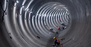 Hình ảnh đường hầm metro dài 4km được đào thông dưới lòng đất giữa Thủ đô