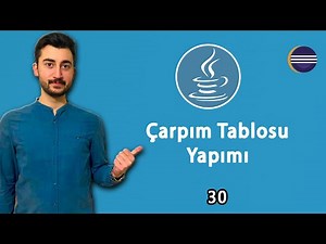 30) Java Dersleri : Çarpım Tablosu Örneği | PRATİK | EXAMPLE | JAVA | ECLİPSE | DÖNGÜLER | LOOPS |