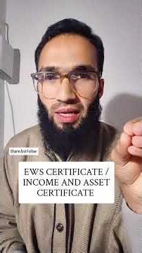 EWS Certificate 2026 | Eligibility, Income & Asset Limits Explained | Complete Guide (J&K)