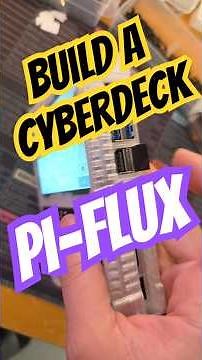 How to Build a Pi-Flux Cyberdeck #cyberdeck #raspberrypi #diy
