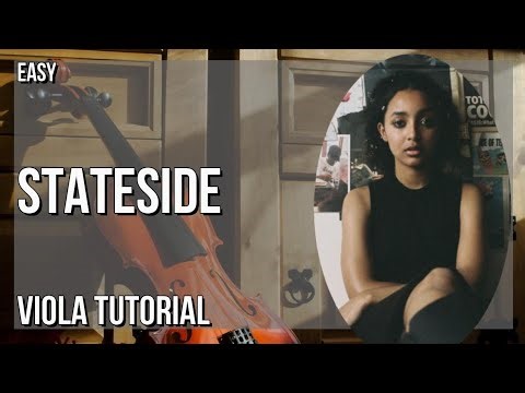 SUPER EASY: How to play Stateside by PinkPantheress ft Zara Larsson on Viola (Tutorial)