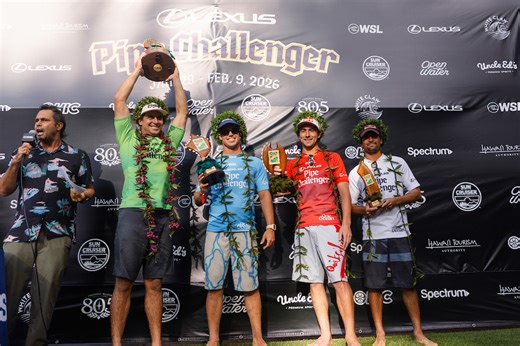 カラム・ロブソンが優勝！伊東李安琉が9位！『Lexus Pipe Challenger』4日目 | THE SURF NEWS「サーフニュース」