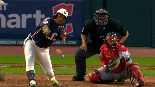 José Ramírez's unconventional single