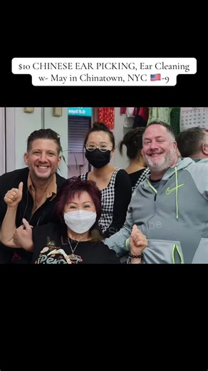 $10 CHINESE EAR PICKING, Ear Cleaning w- May in Chinatown, NYC 🇺🇸-9