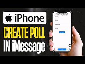 How to Create a Poll in iMessage on iPhone and iPad | Full Guide